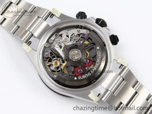 TopPick Daytona Skeleton SONIC Best Edition Ceramic Bezel Skeleton Dial on SS Oyster Bracelet SA 1654