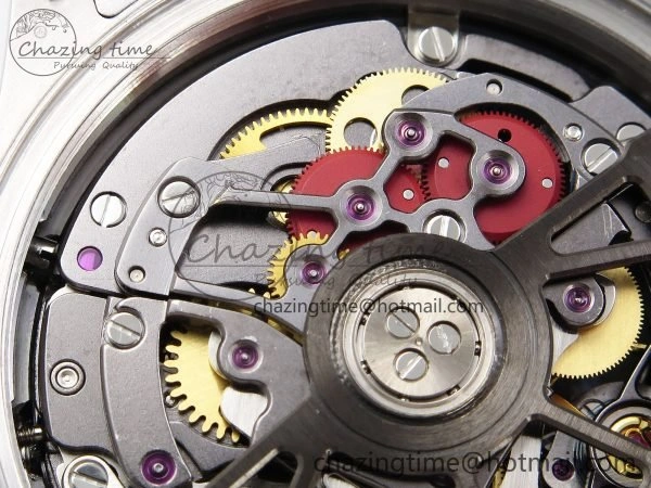 TopPick Daytona Skeleton SONIC Best Edition Ceramic Bezel Skeleton Dial on SS Oyster Bracelet SA 1654