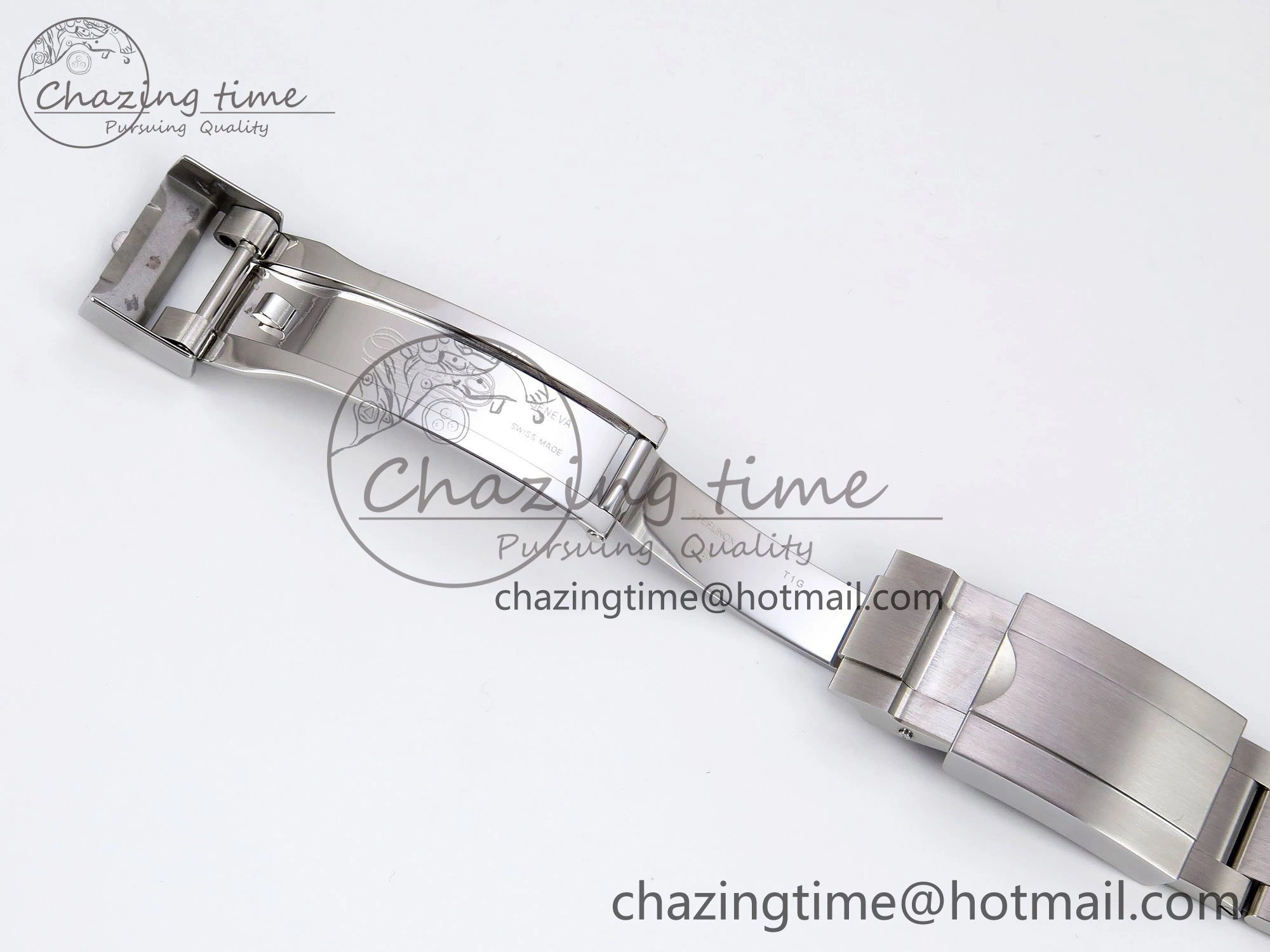 TopPick Daytona Skeleton SONIC Best Edition Ceramic Bezel Skeleton Dial on SS Oyster Bracelet SA 1654