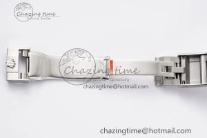 Daytona Transparent IPK Best Edition Meteorite Dial on White Rubber Strap SA Elegant 1968