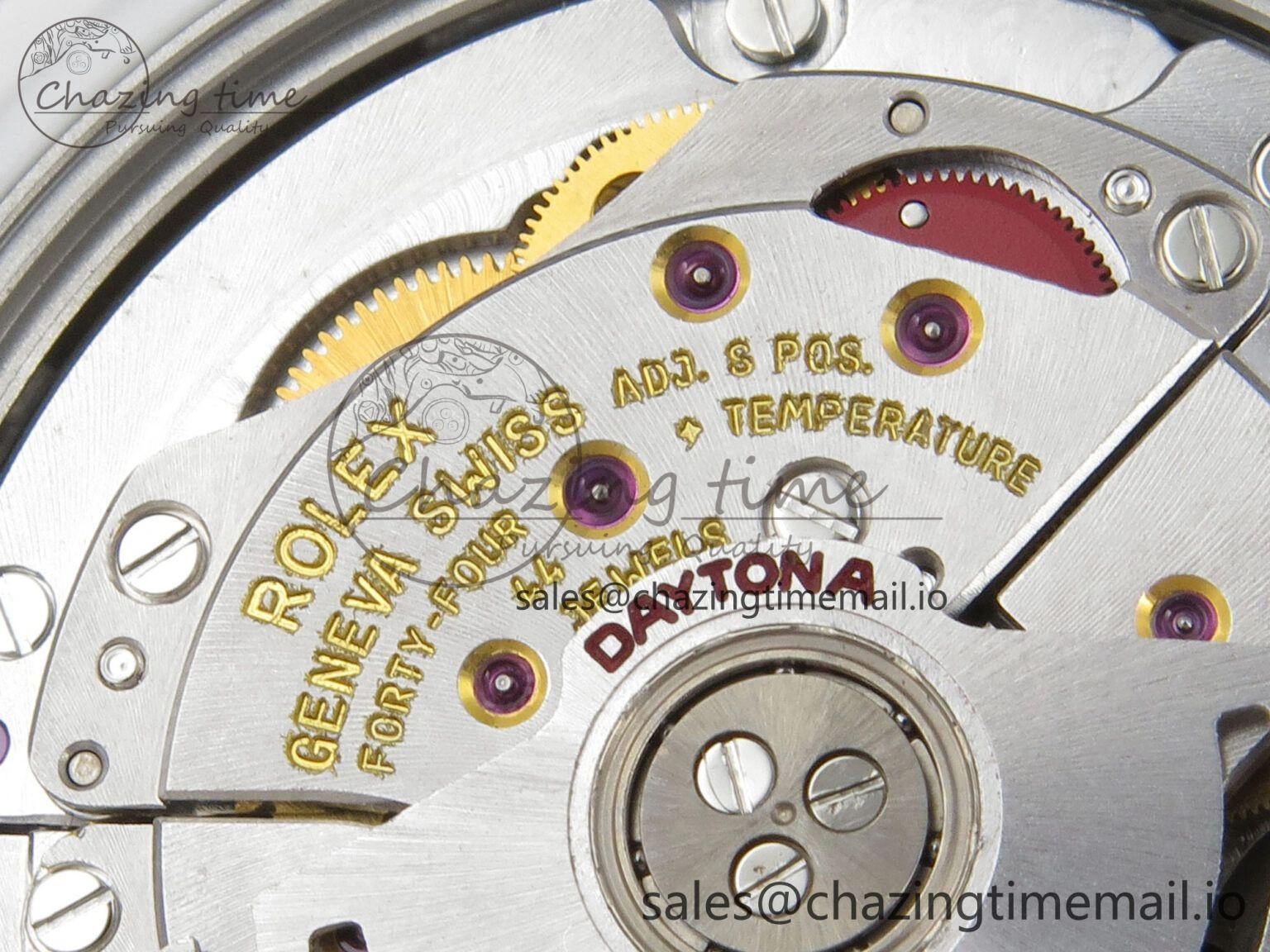 Daytona White Ceramic Case and Bracelet Black Rainbow Dial Rainbow Bezel SONIC Best Edition SA WeatherProof 184