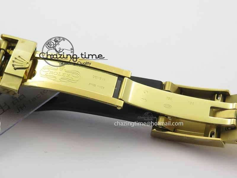 FreshLook Daytona YG 116518LN JH Best Edition Gold Dial On Rubber Strap A4130 (Free XS rubber strap) 3646