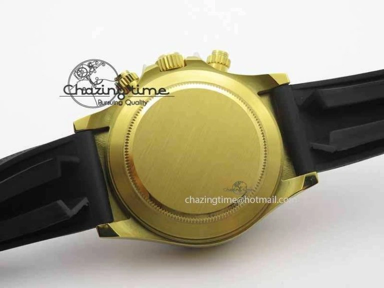 WellDesigned Daytona YG 116518LN JH Best Edition Gray Dial On Rubber Strap A4130 (Free XS rubber strap) 3644