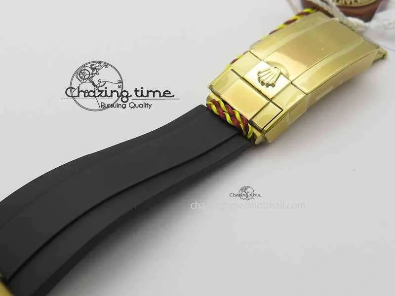 WellDesigned Daytona YG 116518LN JH Best Edition Gray Dial On Rubber Strap A4130 (Free XS rubber strap) 3644