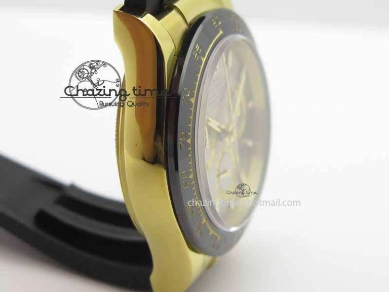 WellDesigned Daytona YG 116518LN JH Best Edition Gray Dial On Rubber Strap A4130 (Free XS rubber strap) 3644