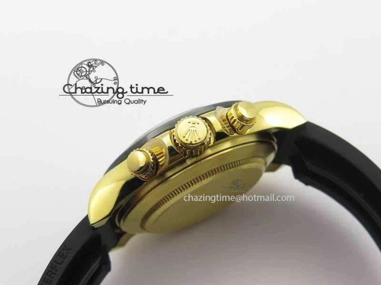 Daytona YG 116518LN JH Best Edition White Dial On Rubber Strap A4130 (Free XS rubber strap) FastDry 3643