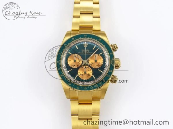 Daytona YG ADGF Best Edition Green YG Dial on YG Bracelet A Sporty 1642