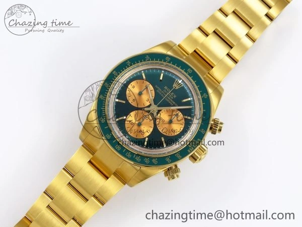 Daytona YG ADGF Best Edition Green YG Dial on YG Bracelet A Sporty 1642
