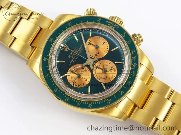 Daytona YG ADGF Best Edition Green YG Dial on YG Bracelet A Sporty 1642