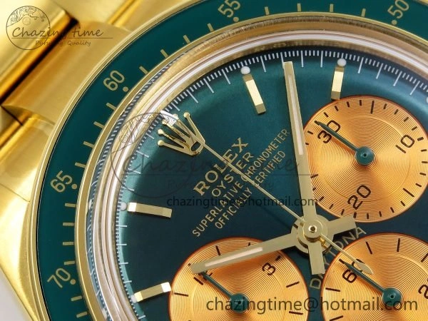 Daytona YG ADGF Best Edition Green YG Dial on YG Bracelet A Sporty 1642