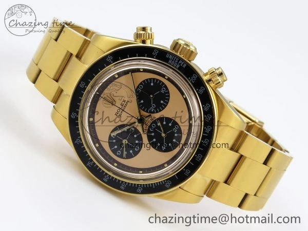 Daytona YG ADGF Best Edition YG Black Dial on YG Bracelet A Soft 1643