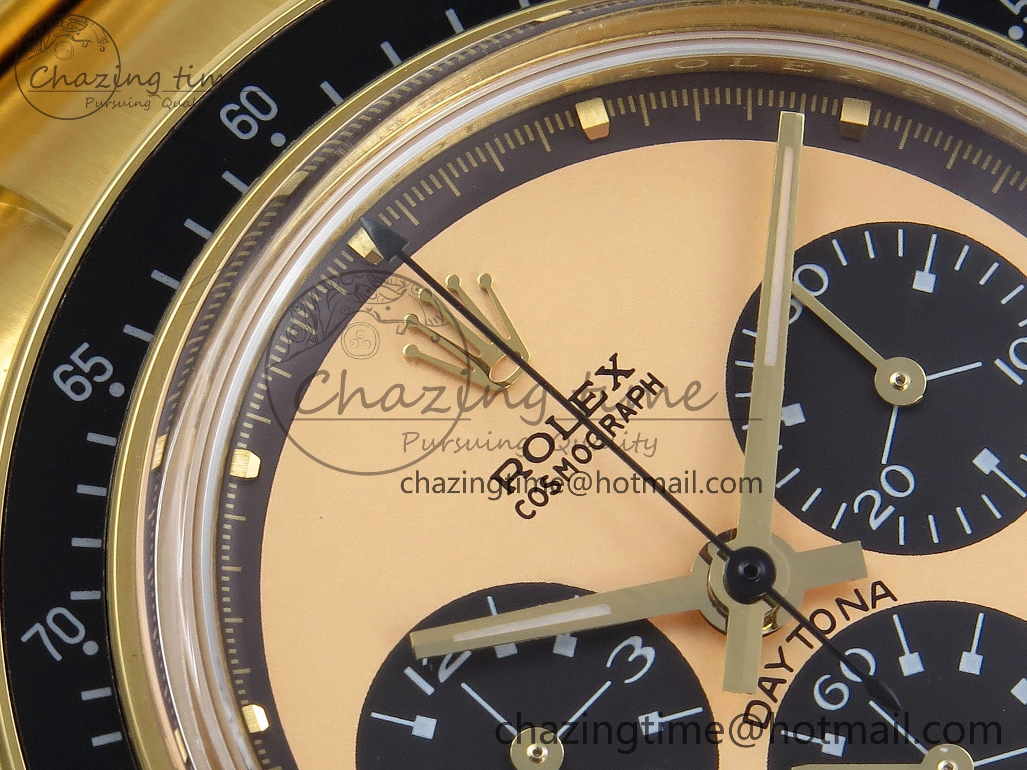 Daytona YG ADGF Best Edition YG Black Dial on YG Bracelet A Soft 1643