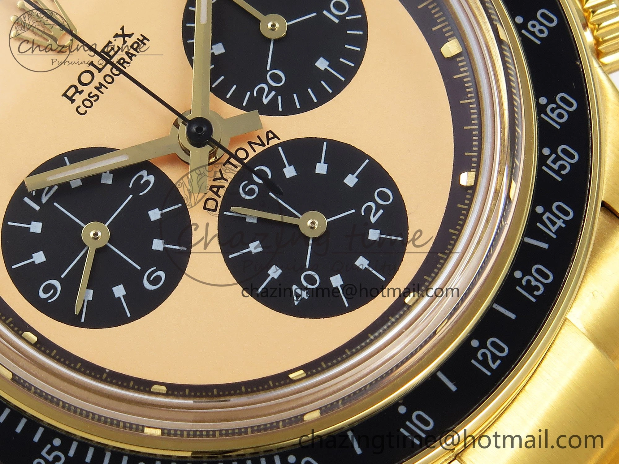 Daytona YG ADGF Best Edition YG Black Dial on YG Bracelet A Soft 1643