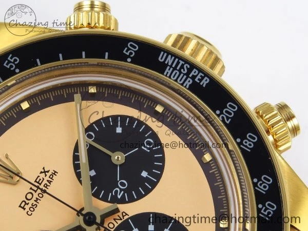Daytona YG ADGF Best Edition YG Black Dial on YG Bracelet A Soft 1643