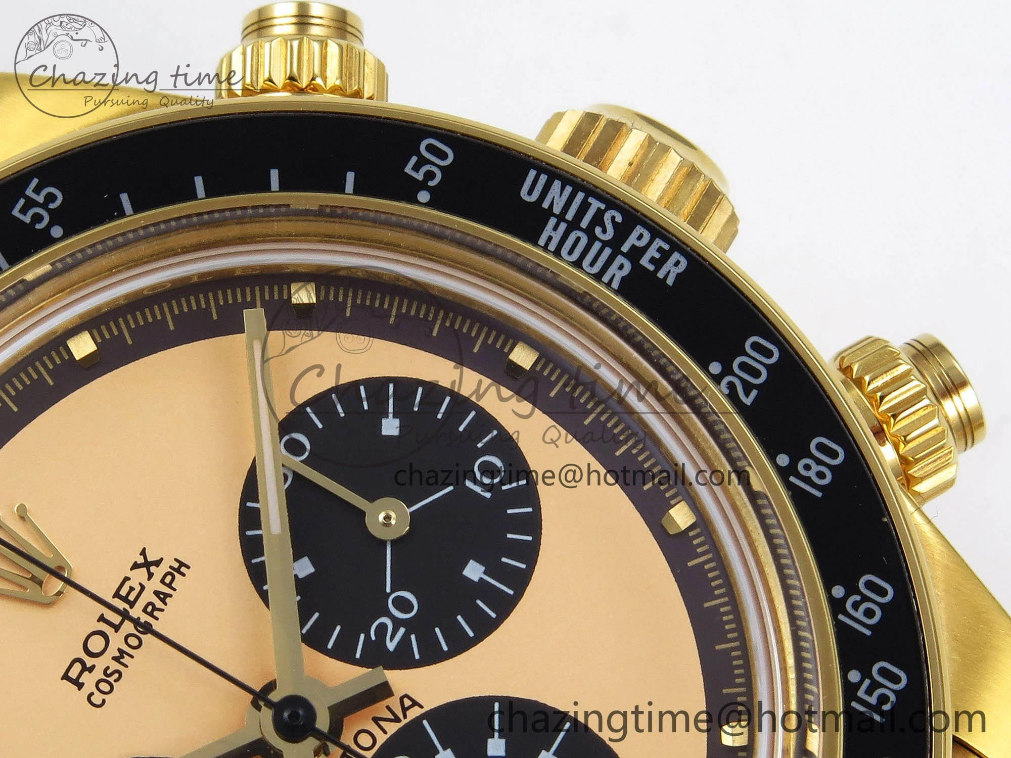 Daytona YG ADGF Best Edition YG Black Dial on YG Bracelet A Soft 1643