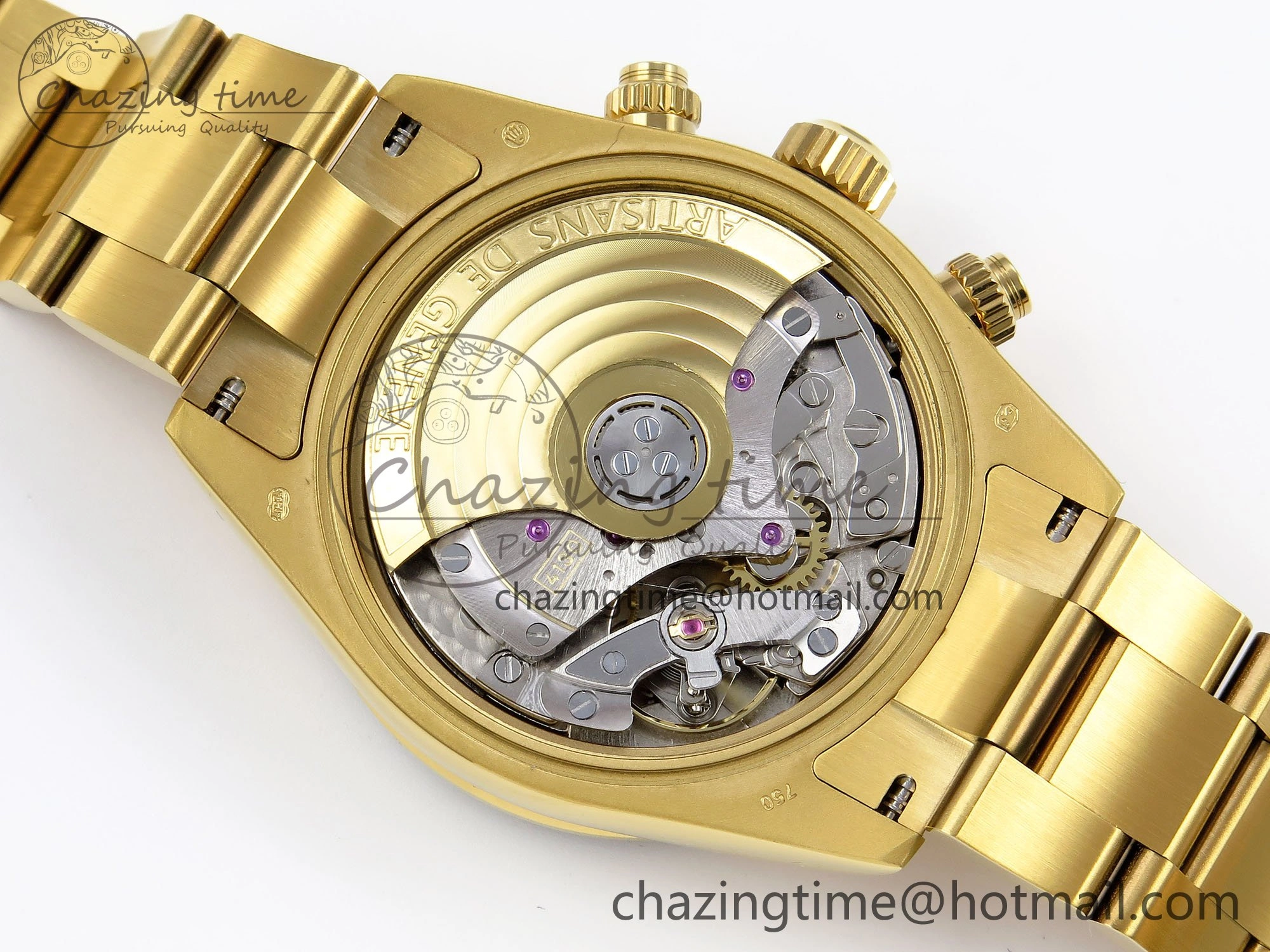 Daytona YG ADGF Best Edition YG Black Dial on YG Bracelet A Soft 1643