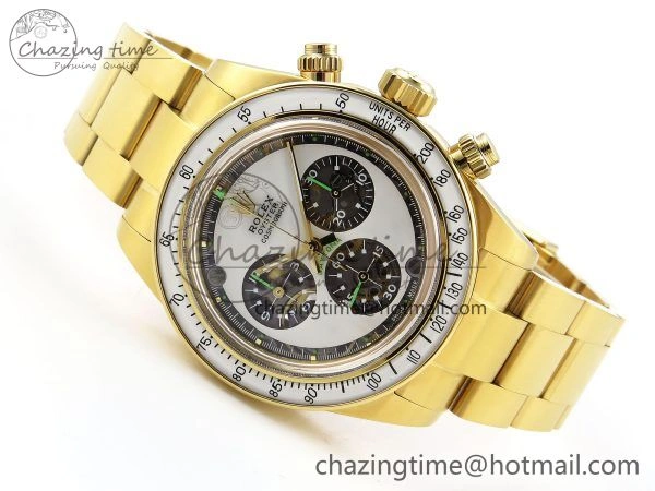 Affordable Daytona YG ADGF Best Edition YG White Dial on YG Bracelet A 1506