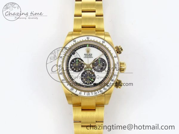 Affordable Daytona YG ADGF Best Edition YG White Dial on YG Bracelet A 1506