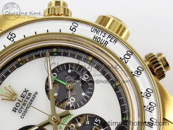 Affordable Daytona YG ADGF Best Edition YG White Dial on YG Bracelet A 1506