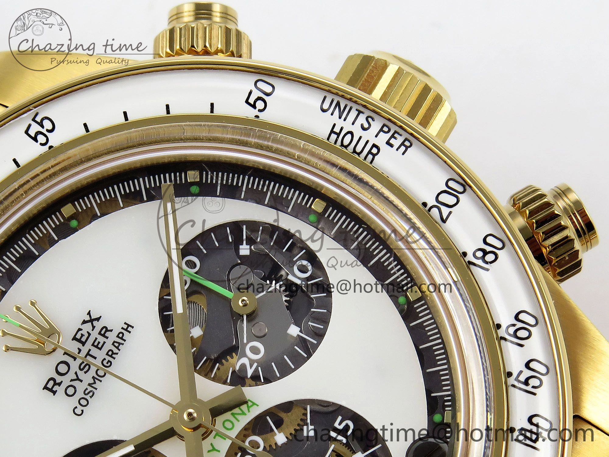 Affordable Daytona YG ADGF Best Edition YG White Dial on YG Bracelet A 1506