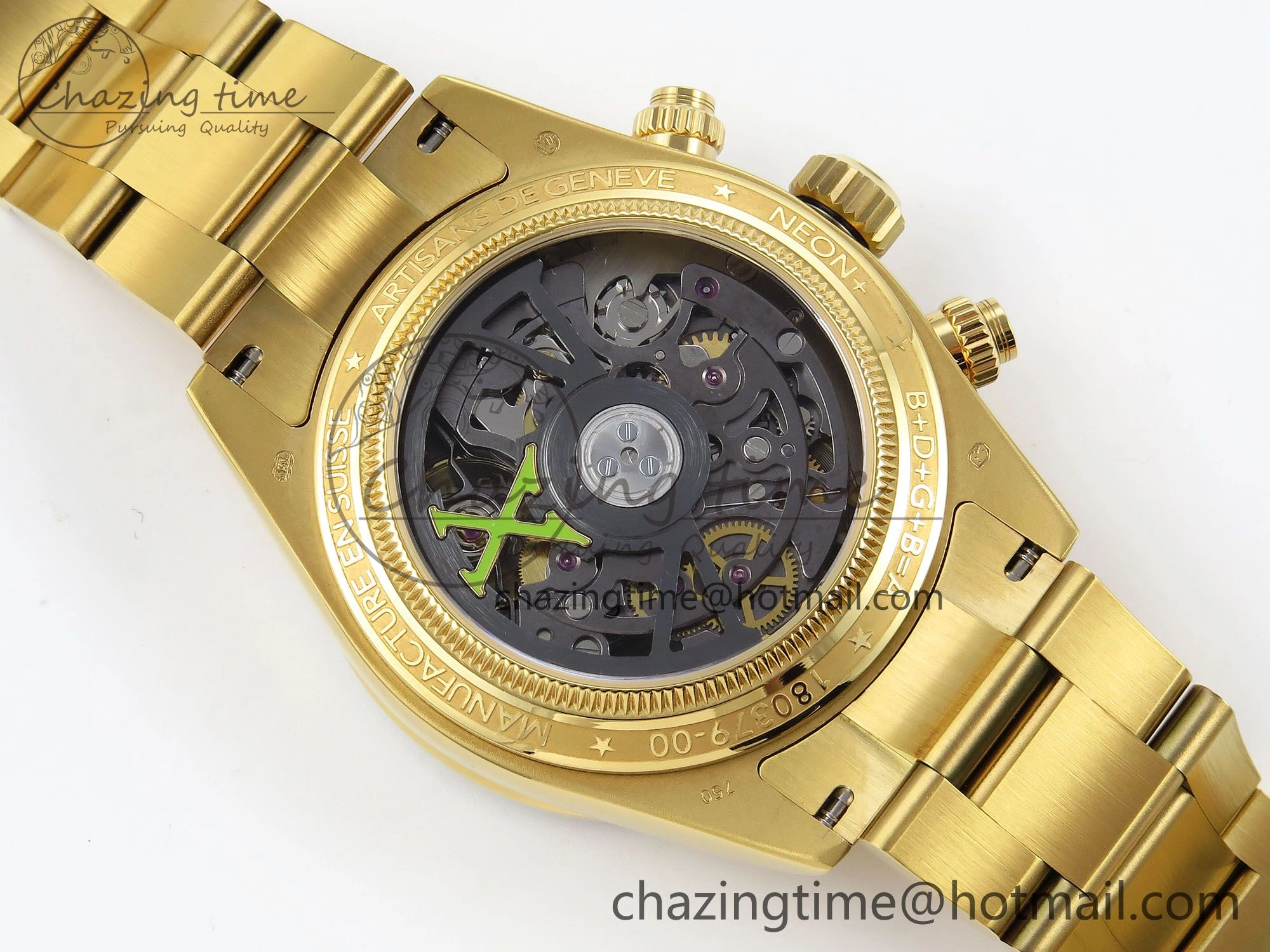Affordable Daytona YG ADGF Best Edition YG White Dial on YG Bracelet A 1506