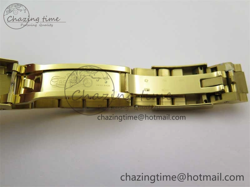 GoAnywhere Daytona YG KKF 1:1 Best Edition 904L Steel Green Dial on YG Bracelet A 2451