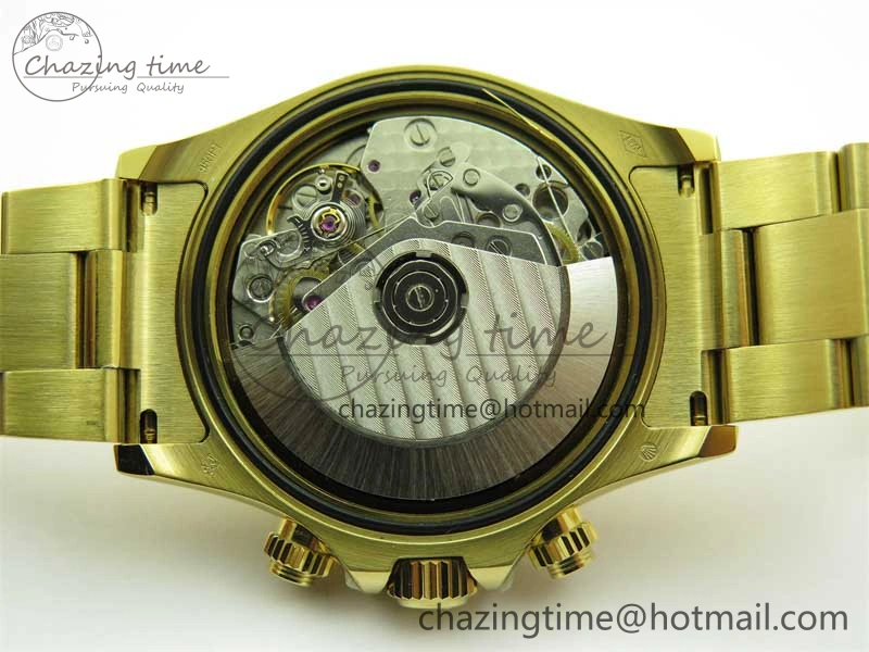 Daytona YG KKF 1:1 Best Edition 904L Steel YG Black Dial on YG Bracelet A DailyWear 2452