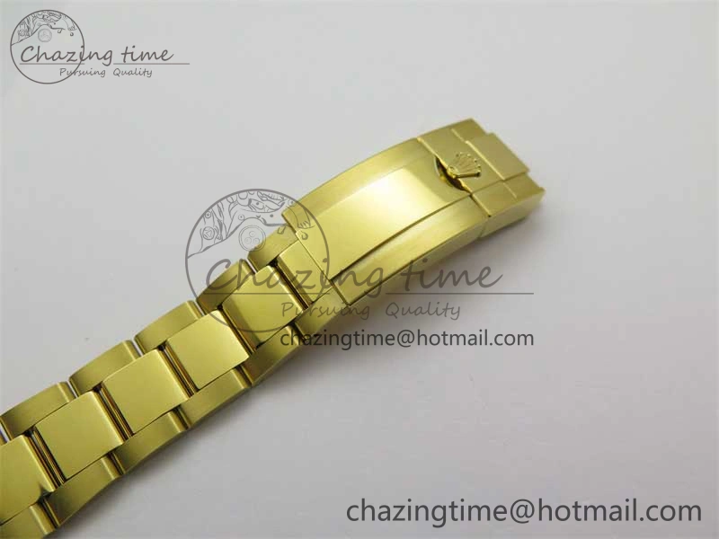 Daytona YG KKF 1:1 Best Edition 904L Steel YG Black Dial on YG Bracelet A DailyWear 2452