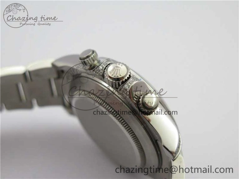 Daytona116599RBOW SS  Rainbow Crystal BLF Best Edition Black Dial on SS Bracelet A Unique 3174