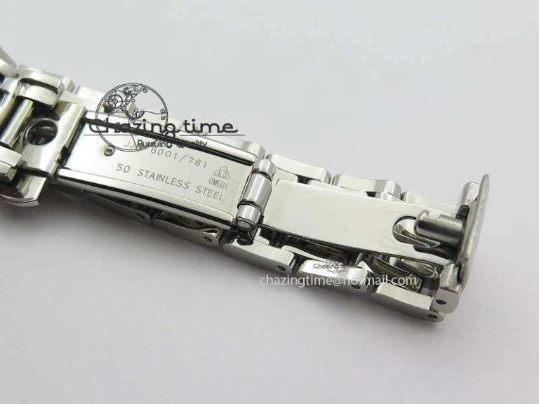 Trendsetting De Ville 27mm Ladies MK 1:1 Best Edition Blue Dial Diamond Markers On SS Bracelet Ronda Quartz 8189