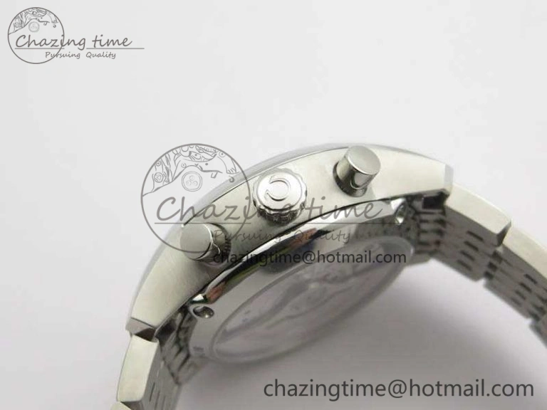Minimalist De Ville Chronograph SS OMF 1:1 Best Edition Blue Dial On SS Bracelet A 8148