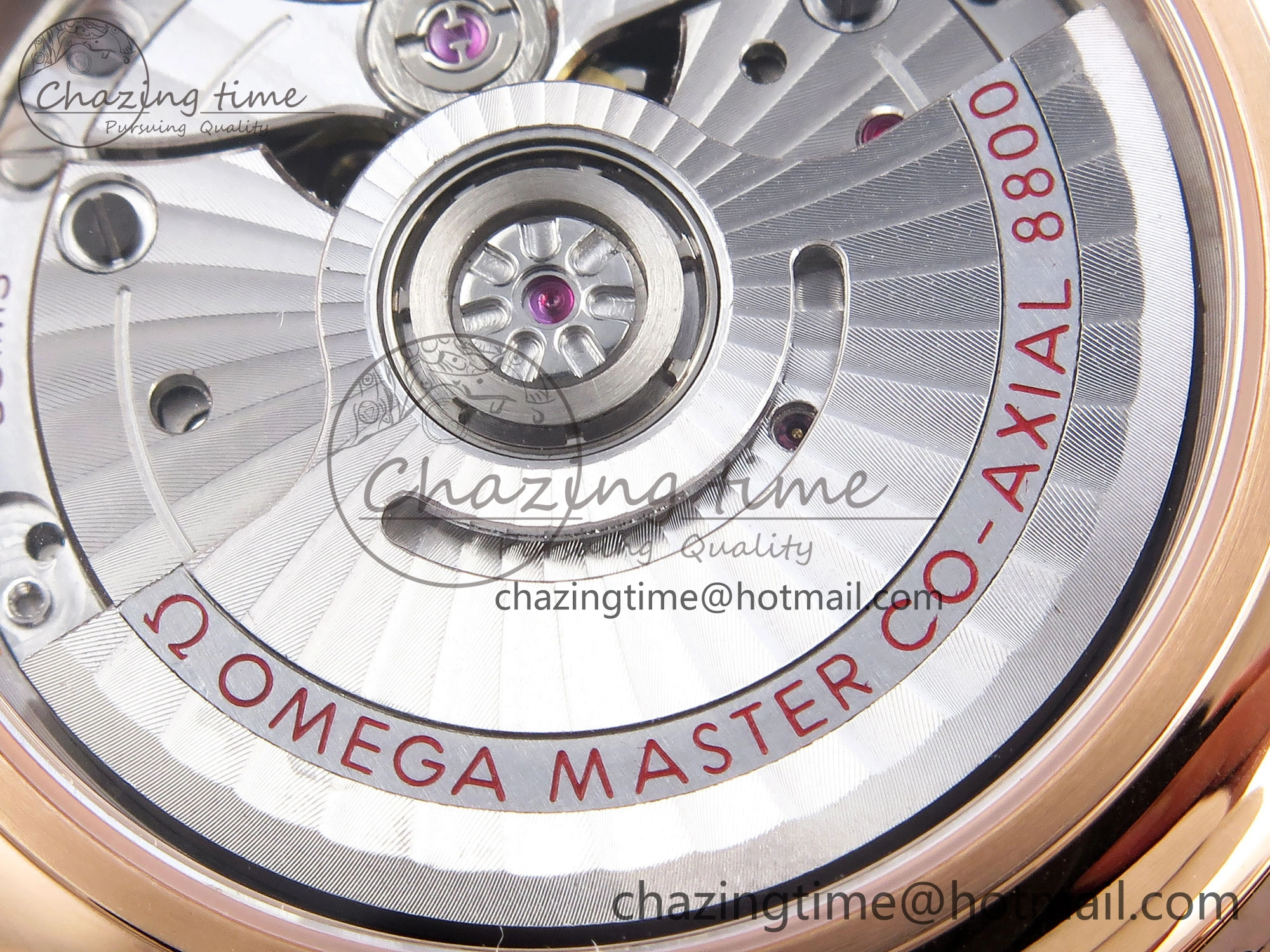Upgraded De Ville Date RG MKF 1:1 Best Edition White Textured Dial Roman Marker on Brown Leather Strap A 7752