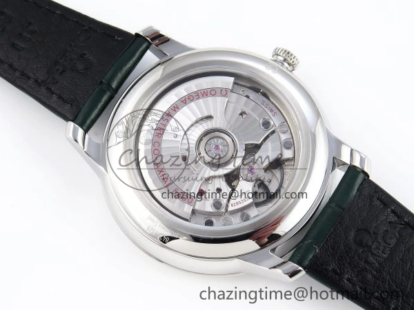 Colorful De Ville Date SS MKF 1:1 Best Edition Dark Gray Dial Roman Marker on Black Leather Strap A 7740