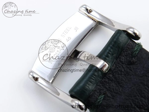 Colorful De Ville Date SS MKF 1:1 Best Edition Dark Gray Dial Roman Marker on Black Leather Strap A 7740
