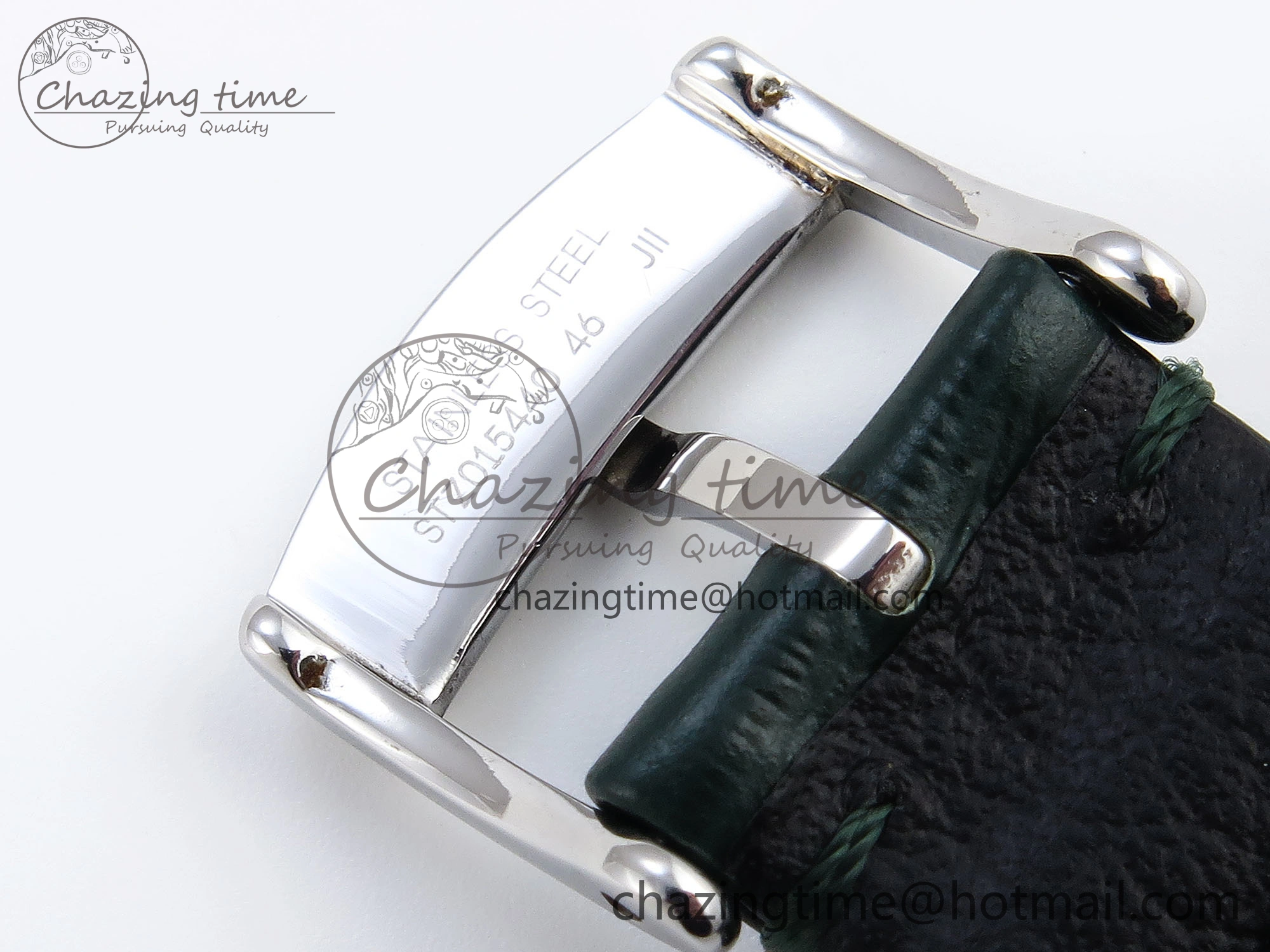 Colorful De Ville Date SS MKF 1:1 Best Edition Dark Gray Dial Roman Marker on Black Leather Strap A 7740