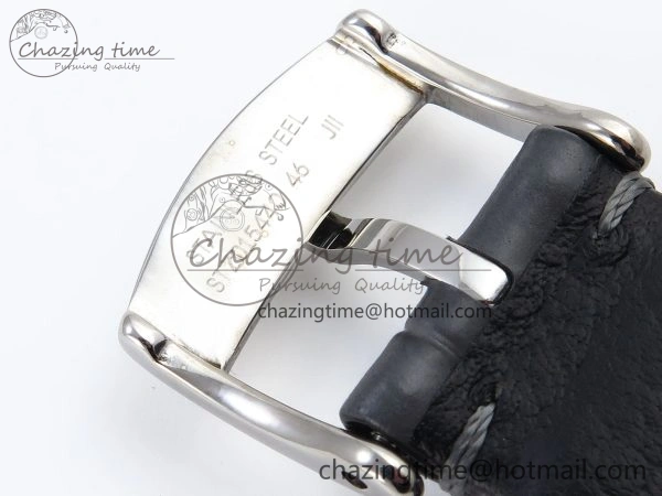 GoodFit De Ville Date SS MKF 1:1 Best Edition Grey Dial Roman Marker on Black Leather Strap A 7737