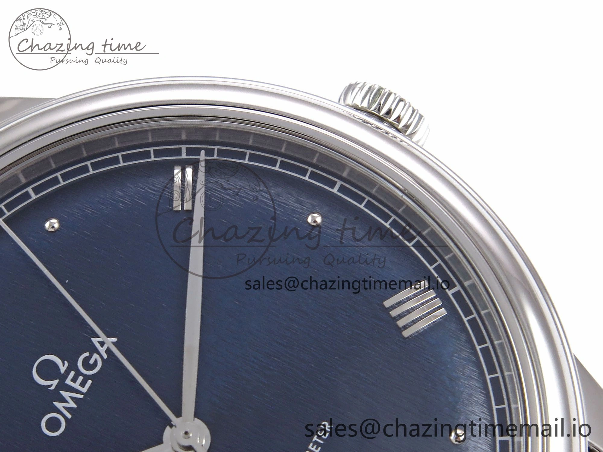 NewStyle De Ville Date SS VSF 1:1 Best Edition Blue Dial on SS Bracelet A 7700