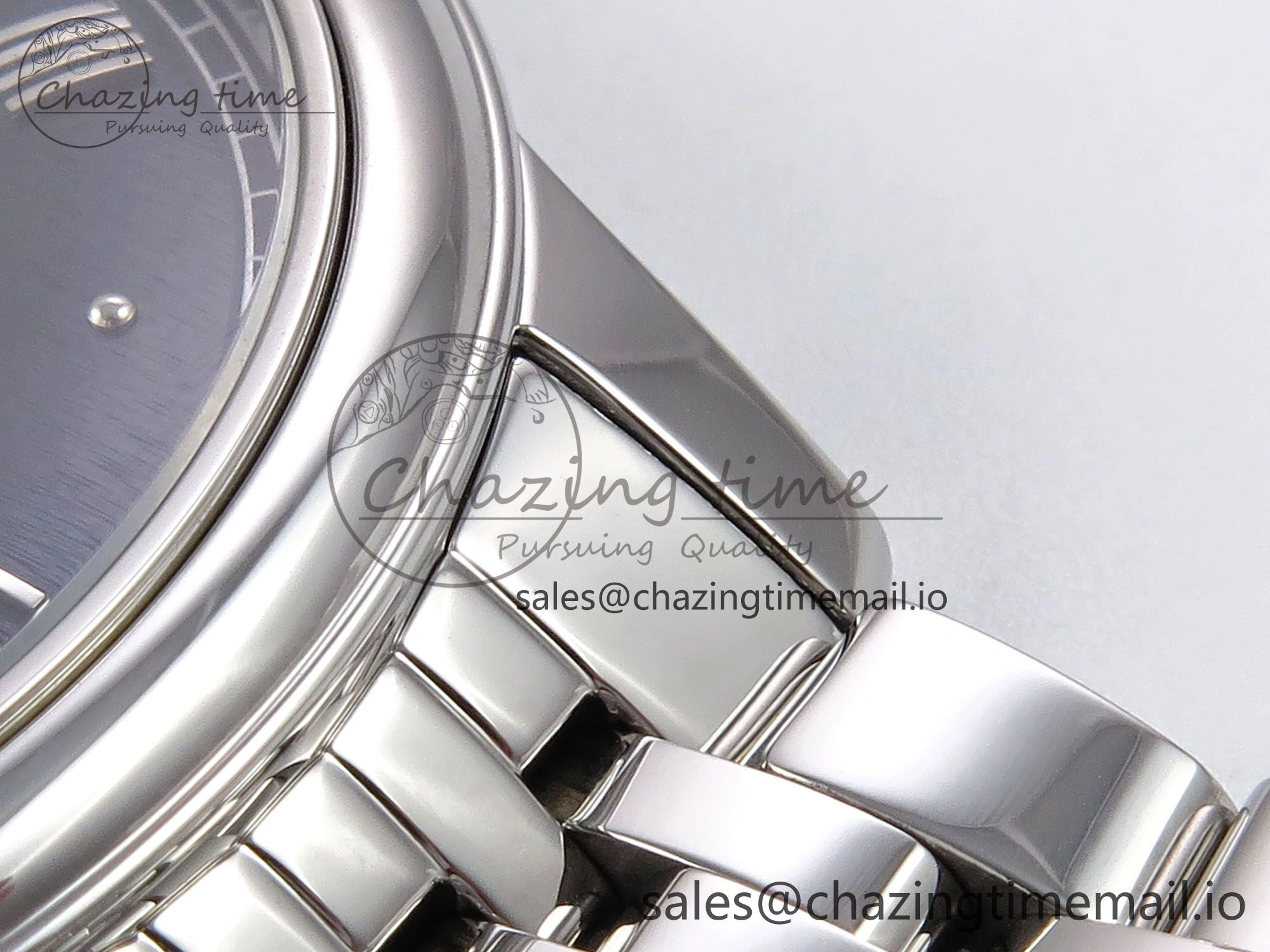 NewStyle De Ville Date SS VSF 1:1 Best Edition Blue Dial on SS Bracelet A 7700