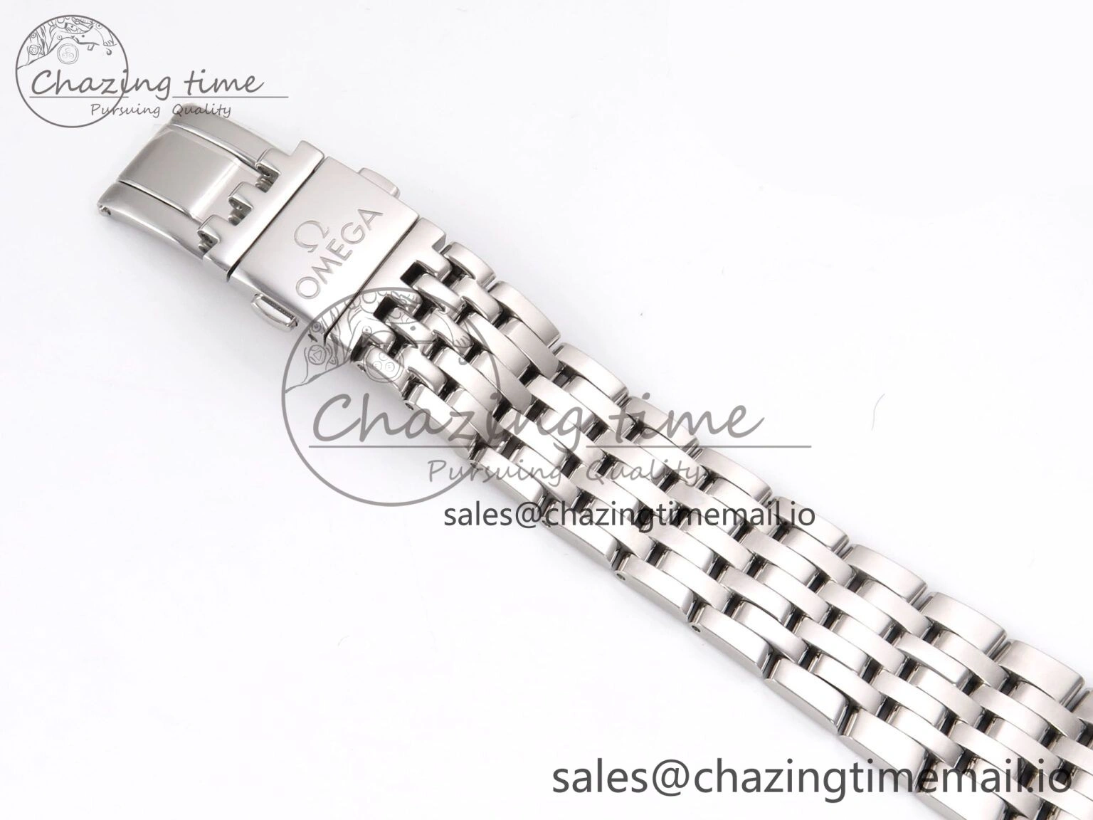 NewStyle De Ville Date SS VSF 1:1 Best Edition Blue Dial on SS Bracelet A 7700