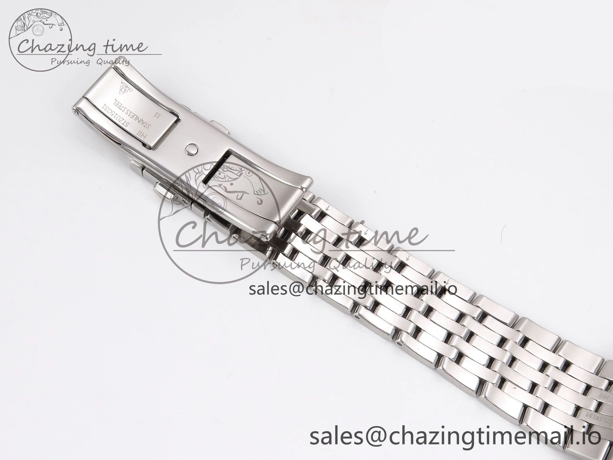 NewStyle De Ville Date SS VSF 1:1 Best Edition Blue Dial on SS Bracelet A 7700