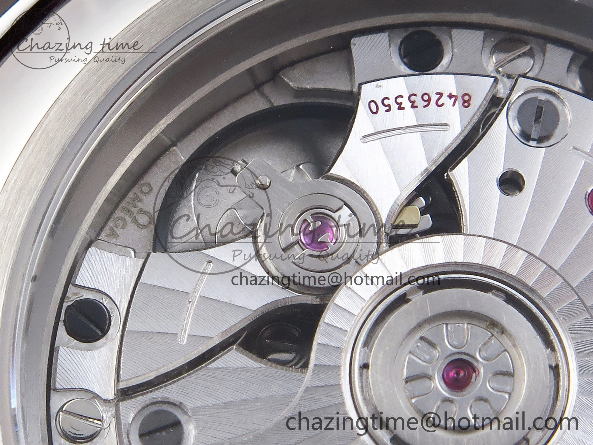 De Ville Date YG MKF 1:1 Best Edition White Textured Dial Diamonds Marker on Brown Leather Strap A Upgraded 7754