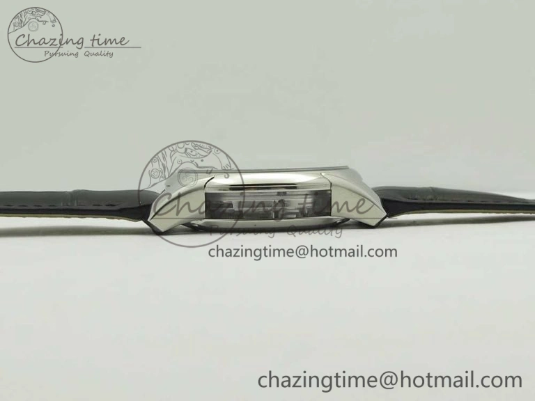 Chic De Ville Hour Vision 41mm SS VSF 1:1 Best Edition Blue Dial on Black Croco Leather Strap A8500 Super Clone 7966