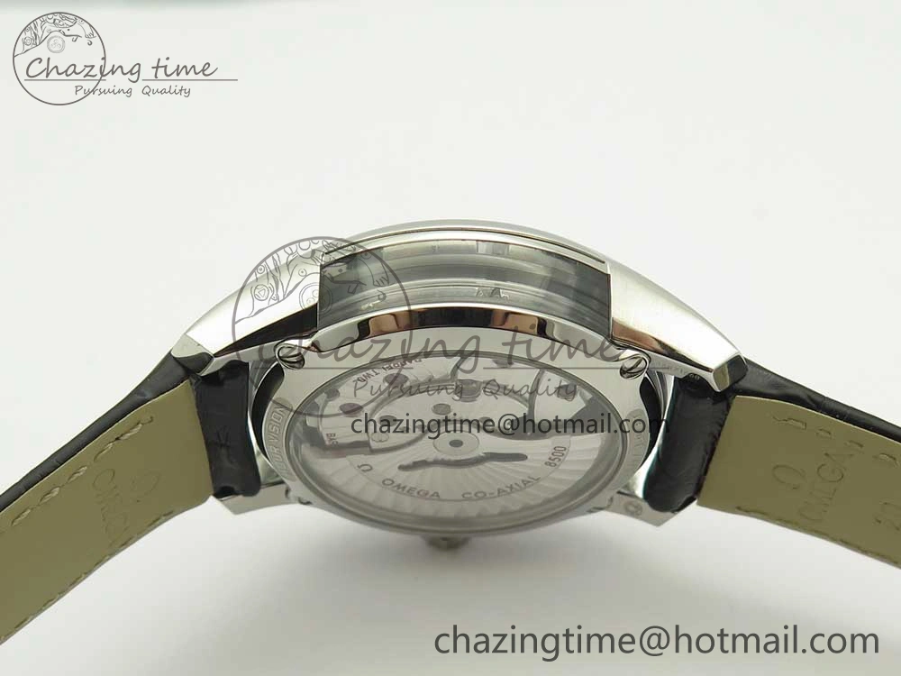 Chic De Ville Hour Vision 41mm SS VSF 1:1 Best Edition Blue Dial on Black Croco Leather Strap A8500 Super Clone 7966