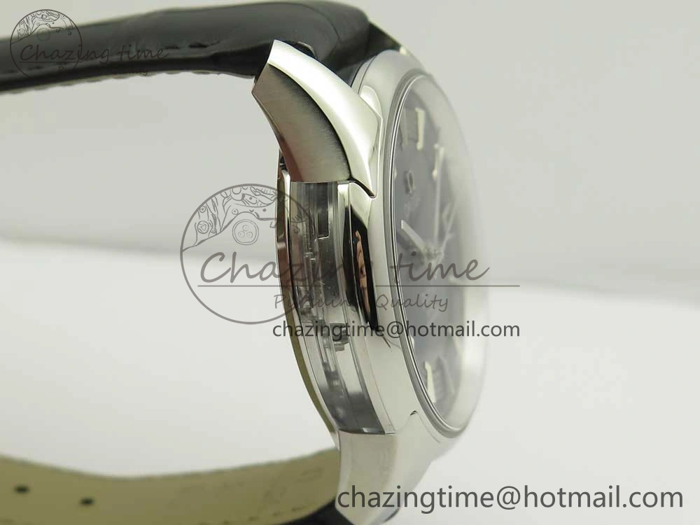 Chic De Ville Hour Vision 41mm SS VSF 1:1 Best Edition Blue Dial on Black Croco Leather Strap A8500 Super Clone 7966