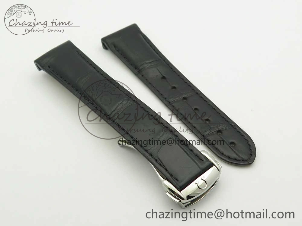 Comfortable De Ville Hour Vision 41mm SS VSF 1:1 Best Edition Blue Dial on Black SS Bracelet A8500 Super Clone (2 Straps) 7969