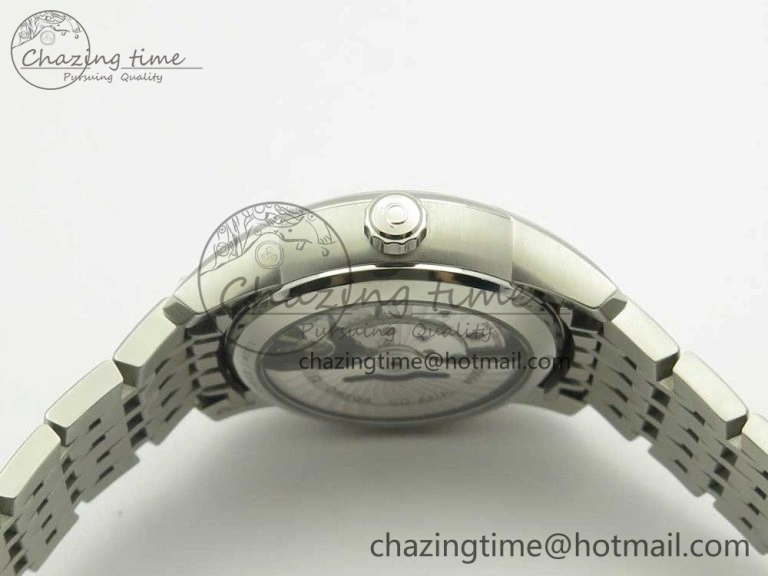 WaterResistant De Ville Hour Vision 41mm SS VSF 1:1 Best Edition White Dial on SS Bracelet A8500 Super Clone 7946