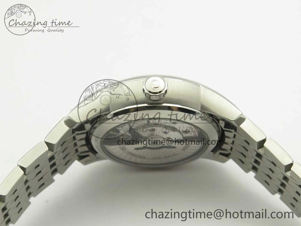 WaterResistant De Ville Hour Vision 41mm SS VSF 1:1 Best Edition White Dial on SS Bracelet A8500 Super Clone 7946