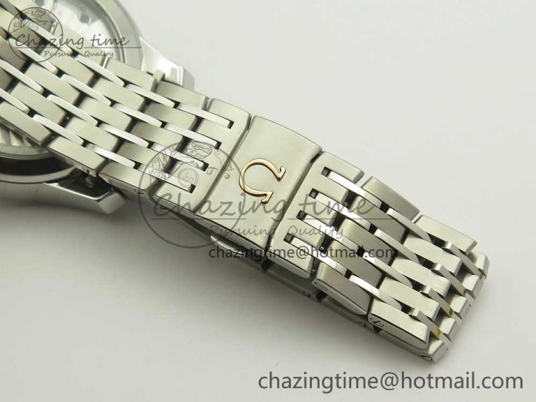 WaterResistant De Ville Hour Vision 41mm SS VSF 1:1 Best Edition White Dial on SS Bracelet A8500 Super Clone 7946