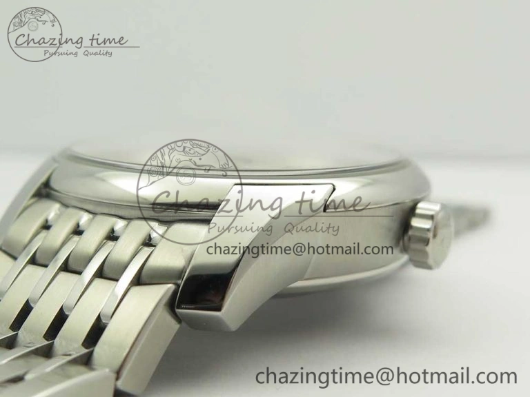 WaterResistant De Ville Hour Vision 41mm SS VSF 1:1 Best Edition White Dial on SS Bracelet A8500 Super Clone 7946