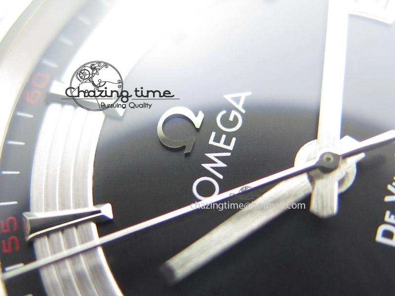 De Ville Hour Vision Co-Axial 41mm SS V6F Best Edition Black Dial On SS Bracelet A BestValue 8277